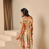 Botanical Belted Dress