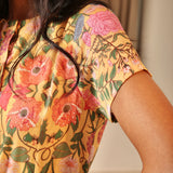 Botanical Belted Dress
