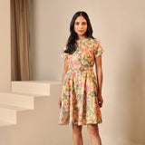 Botanical Belted Dress