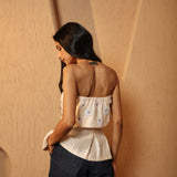 Strapless Sherbet Embellished Top