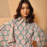 Pastel Mirage Scalloped Shirt