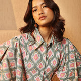 Pastel Mirage Scalloped Shirt
