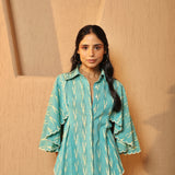 Teal Wash Scalloped Set