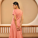Blush Dash Embroidered Midi