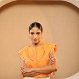 Tangerine Paneled Jacket