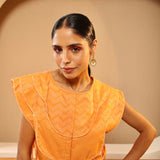 Tangerine Paneled Jacket