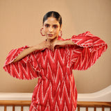 Ruby Red Scalloped Set