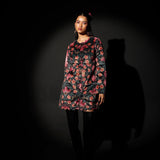 Midnight Bloom Scalloped Jacket