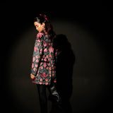 Midnight Bloom Scalloped Jacket