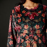 Midnight Bloom Scalloped Jacket