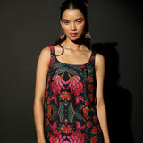 Midnight Bloom Strappy Mini