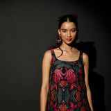 Midnight Bloom Strappy Mini