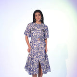 Blue Ivy Embroidered Belted Midi