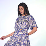 Blue Ivy Embroidered Belted Midi