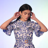 Blue Ivy Embroidered Belted Midi