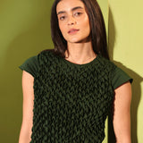 Emerald Smocked Dress