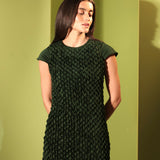 Emerald Smocked Dress