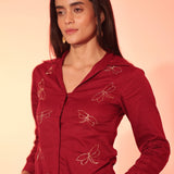 Burgundy Firefly Co-Ord Set