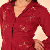 Burgundy Firefly Co-Ord Set