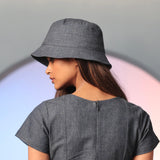 Medium Wash Denim Bucket Hat