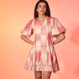 Pink Ripple Beaded Mini
