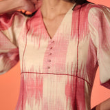 Pink Ripple Beaded Mini