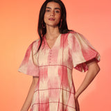 Pink Ripple Beaded Mini