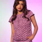 Amethyst Smocked Top