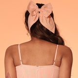 Gingham Hair Bow