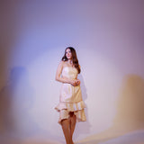 Pastel Sherbet Strappy Midi Dress