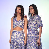 Blue Ivy Lace Balloon Skirt