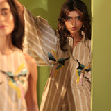 Hummingbird Cinched Shirt