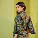 Nocturnal Embellished Cinched Shirt