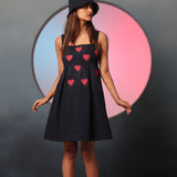 Little Hearts Denim Mini