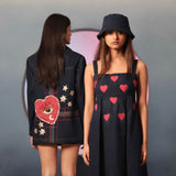 Little Hearts Denim Mini