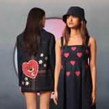 Little Hearts Denim Mini