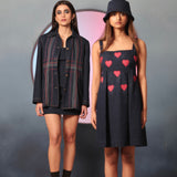 Little Hearts Denim Mini