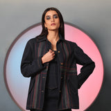 Starlit Galaxy Oversized Denim Jacket