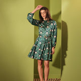 Rainforest Embellished Belted Mini