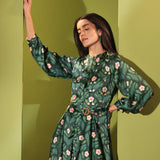 Rainforest Embellished Belted Mini