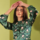 Rainforest Embellished Belted Mini