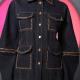 Celestial Studded Jacket