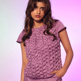 Amethyst Smocked Top