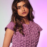 Amethyst Smocked Top