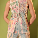 Pastel Cloud Lace Waistcoat