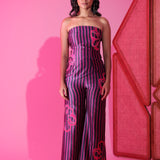 Berry Bloom Stripe Pants