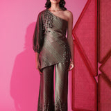 Olive Fringe Bottoms