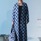 Blue Jean Lattice Coat