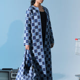 Blue Jean Lattice Coat