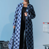 Blue Jean Lattice Coat
